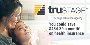 Trustage Insurance Agency. You could save 434.39 dollars a month on health insurance