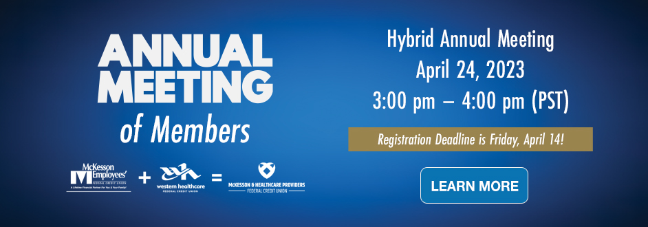 Annual Meeting of Members Monday, April 25 3-4pm Register Now